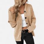 Strickjacke mit Knopfleiste