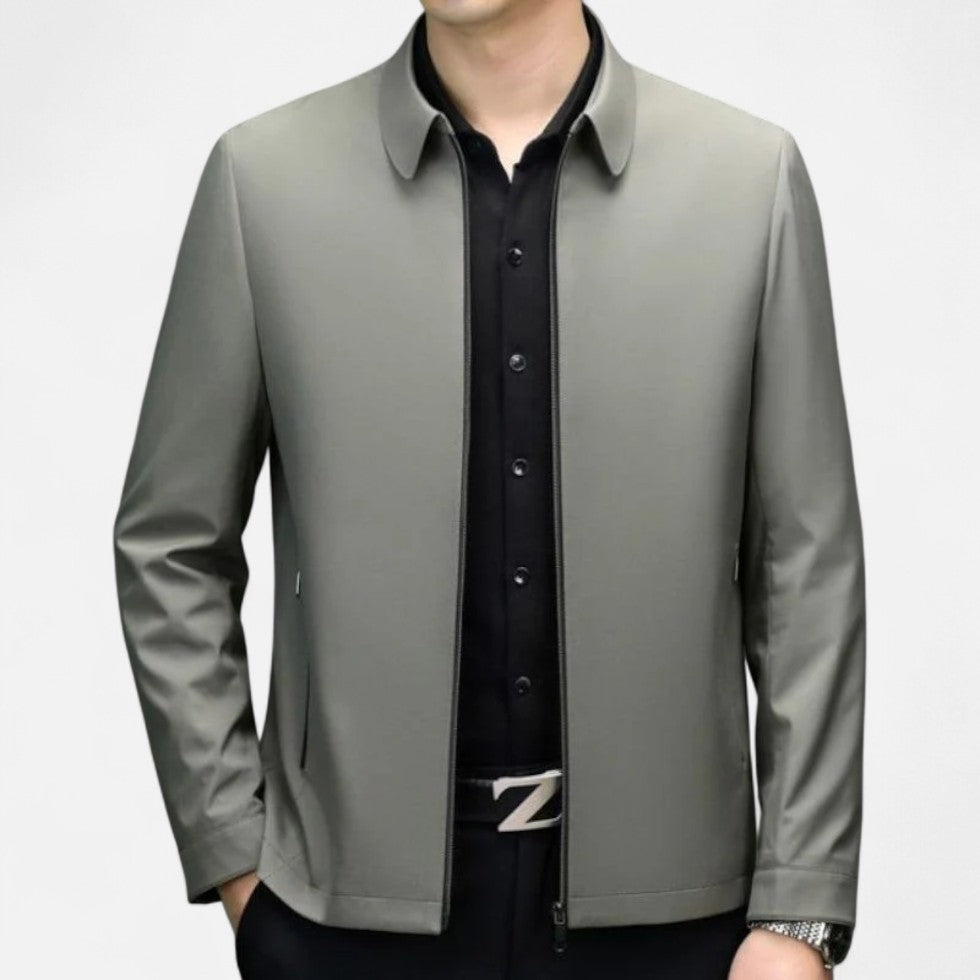 Leichte Businessjacke mit Reißverschluss für Herren