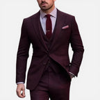 Festliches Herrenanzug-Set mit Weste – Slim Fit