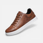 Herren Sneaker mit Schnürung und glatter Oberfläche