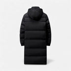 Langer wattierter Wintermantel