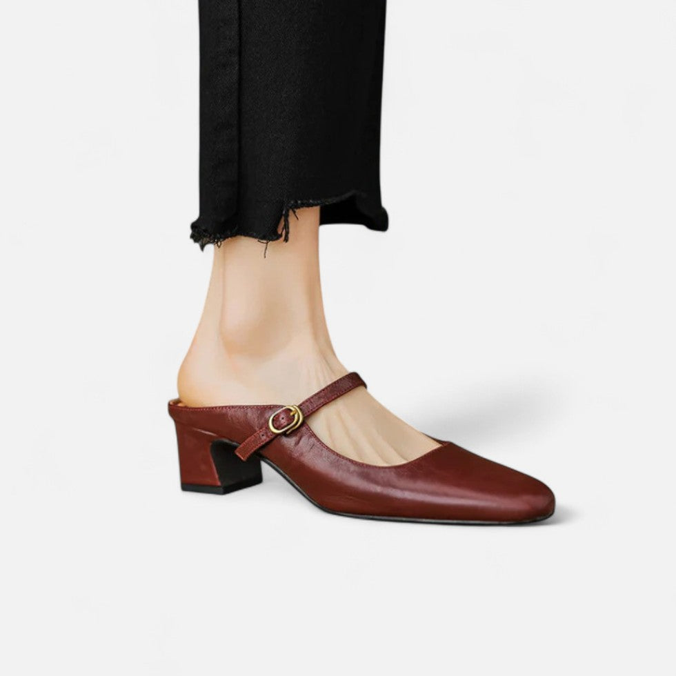 Elegante Mules mit Blockabsatz für Damen