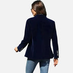 Eleganter Damenblazer aus weichem Samt