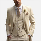 Festliches Herrenanzug-Set mit Weste – Slim Fit