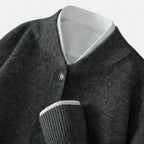 Kaschmir Strickjacke mit Knopfleiste