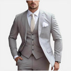 Festliches Herrenanzug-Set mit Weste – Slim Fit