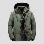 Gefütterte Winterjacke mit Kapuze für Herren