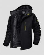 Wasserabweisende Winterjacke mit Fleecefutter für Herren