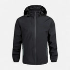 Herren Wasserdichte Windbreaker Jacke mit Kapuze