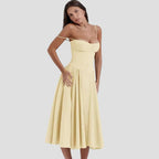 Korsett-Midikleid im Vintage-Stil
