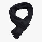 Unisex Uni Schal mit Kaschmir-Touch – Weicher Winterschal mit feinen Fransen, Herbst Winter