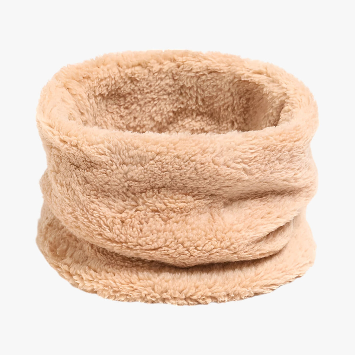 Damen Plüsch-Loopschal – Kuscheliger Halswärmer aus Kunstfell, Herbst Winter