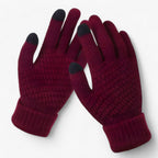 Damen Strickhandschuhe mit Touchscreen-Fingerspitzen – Warme Winterhandschuhe, Herbst Winter