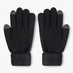 Damen Strickhandschuhe mit Touchscreen-Fingerspitzen – Warme Winterhandschuhe, Herbst Winter