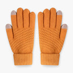 Damen Strickhandschuhe mit Touchscreen-Fingerspitzen – Warme Winterhandschuhe, Herbst Winter
