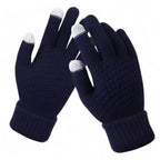 Damen Strickhandschuhe mit Touchscreen-Fingerspitzen – Warme Winterhandschuhe, Herbst Winter