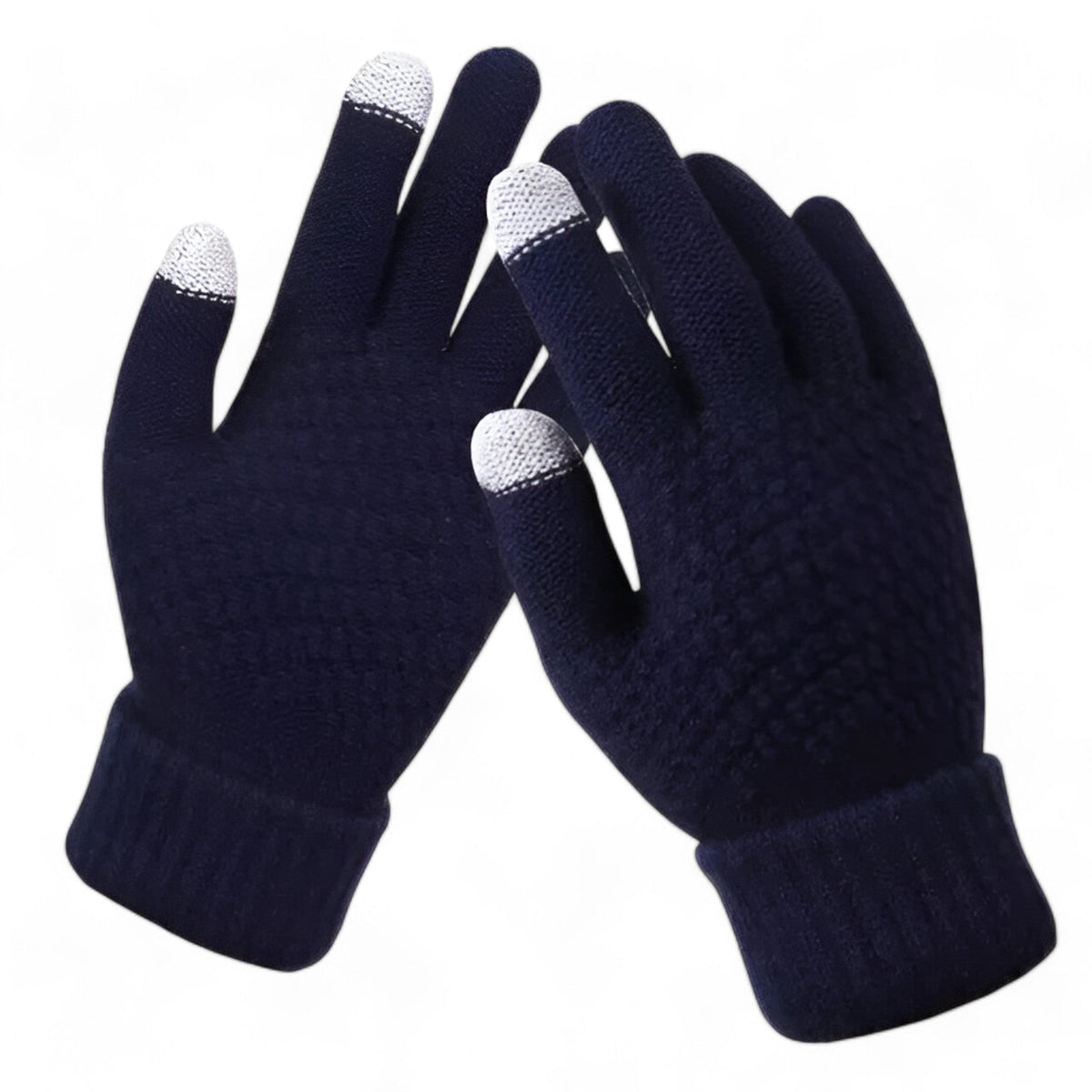 Damen Strickhandschuhe mit Touchscreen-Fingerspitzen – Warme Winterhandschuhe, Herbst Winter